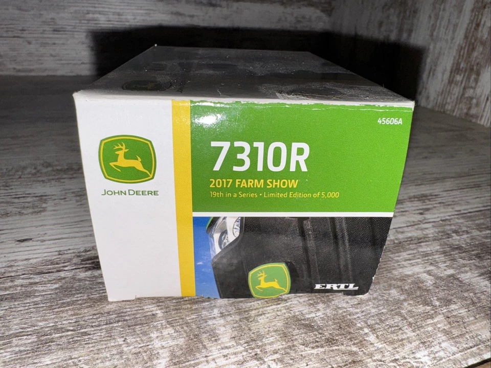 1/64 John Deere 7310R Tractor With MFD Rear Duals 2017 Farm Show - Image 4 of 4