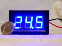 Blue Led 3 Digit 2 Wire Voltmeter 3-30v Car Rv Bench Dc Volt Panel Meter Usa Blue Led 3 Digit 2 Wire Voltmeter 3-30v Car Rv Bench Dc Volt Panel Meter Usa
