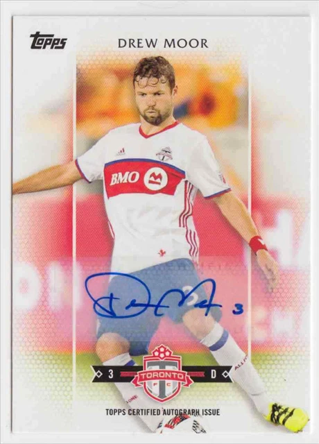 2017 Topps MLS Base Autogramme Drew Moor Autogramm 131/185 Toronto FC #57