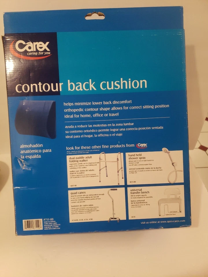 CAREX CONTOUR BACK CUSHION P711-00 - Image 4 of 4