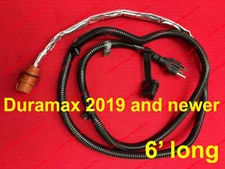 Duramax Diesel Engine Block Heater Cord (2019 and newer) Chevy GMC 2500 3500