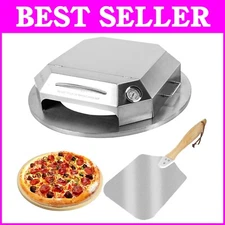 Transform Your 22 Inch Grill with Stainless Steel Pizza Oven Kit - Outdoor Ch...