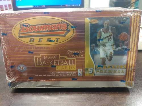 1996-97 Bowman's BEST Basketball SEALED Hobby Box - Kobe #R23 ATOMIC Refractor?
