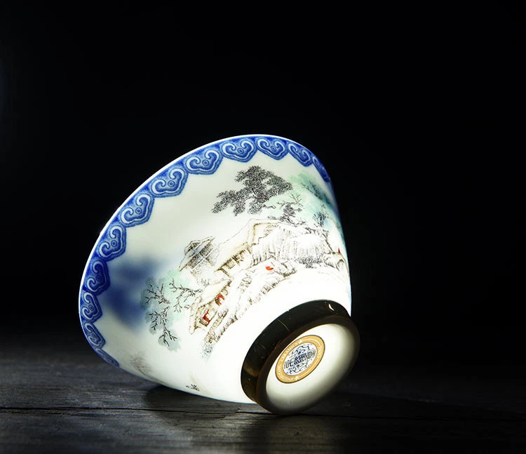 Juego de té chino de kungfu taza de té de porcelana taza de té china tazas de té Jingdezhen Foto 4 de 4