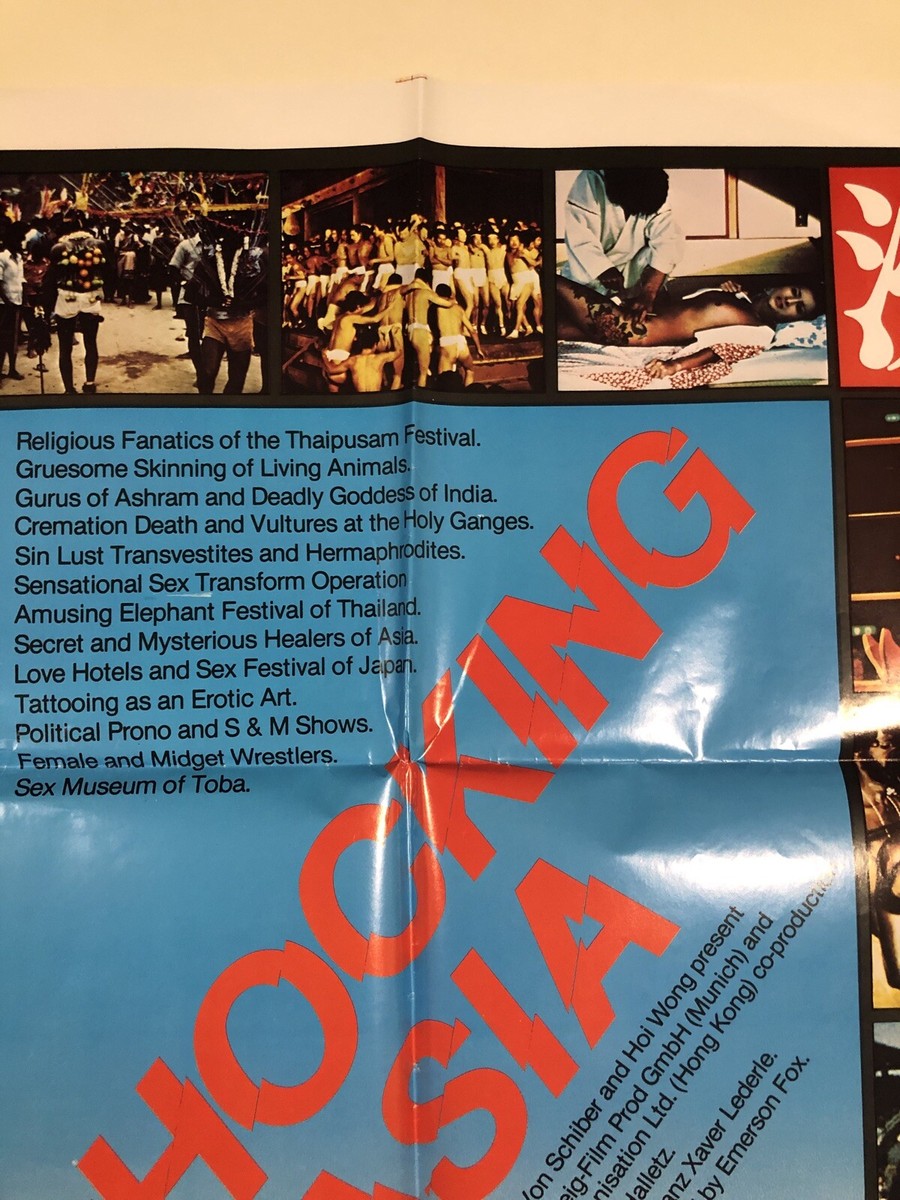SHOCKING ASIA First Film Movie Poster 23x34 Wolfgang Von Schiber