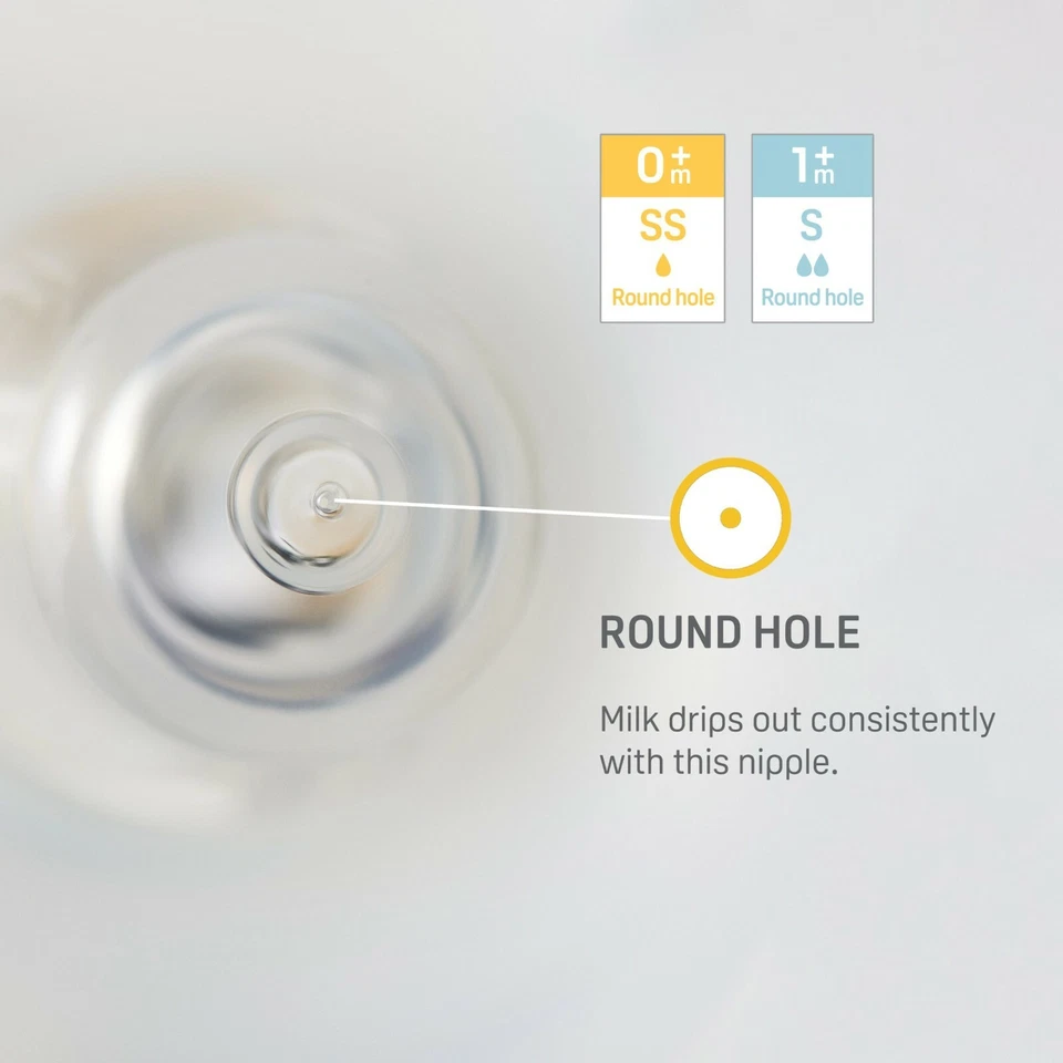 Бутылка Pigeon Peristaltic Slim Neck (PPSU) BPA и BPS бесплатно 4+ месяца 160 мл - Изображение 3 из 4