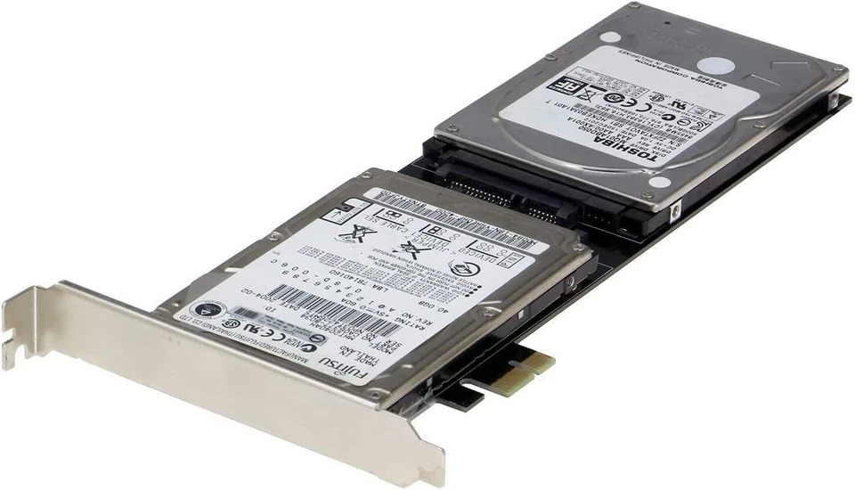 SEDNA - PCI Express (PCIe) Dual 2.5 Inch SSD / HDD Mounting Adapter - Image 4 of 4
