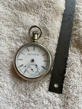Antique Large Elgin Pocket Watch Oresilver Case Beautiful