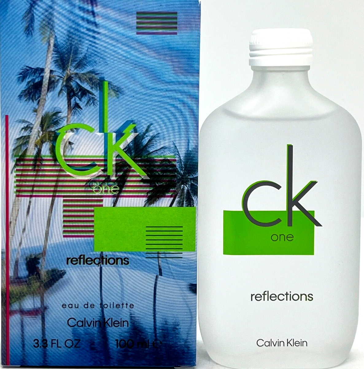 CALVIN KLEIN CK ONE REFLECTIONS EAU DE TOILETTE SPRAY Oz 100
