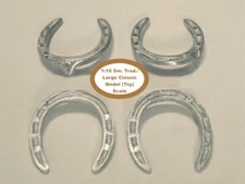 HORSING AROUND Small Traditional / Large Classic 1:10 Scale TOE CLIP HORSE SHOES