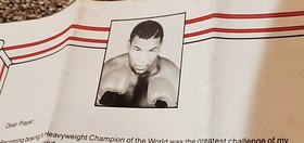 Mike Tyson's Punch-Out Nintendo NES Punchout Manual Letra &iexcl;Balas Blancas y Estrella!
