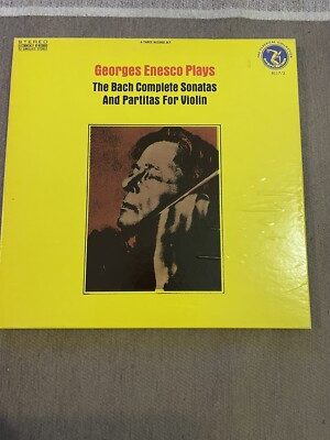Georges Enesco Bach komplette Sonaten und Partiten Olympische Schallplatten 8117/3