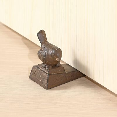 #ad 2 Pack Cast Iron Cute Bird Door Stop Cute Door Stopper Door Stops Decorative ... $16.61