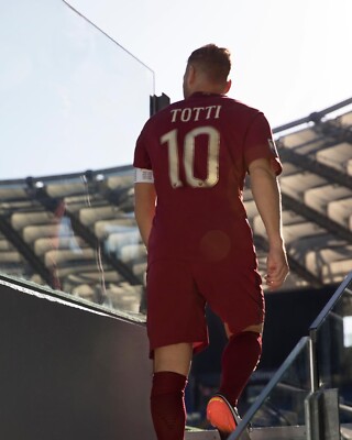 Maillot AS Roma Totti 2016/2017 - Nike - Non Porté En Match - Collection Vintage