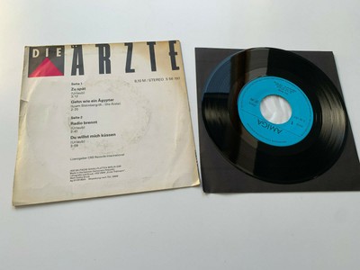 Die Ärzte - 7" Single EP Zu spät, Gehn wie ein Ägypter ...