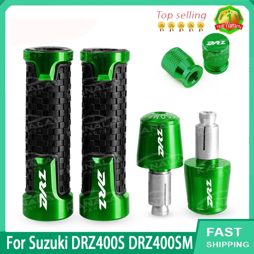 For Suzuki DRZ400S DRZ400SM Motorcycle Grip Handlebar End Plug Kit Accessories - Imagem 4 de 4