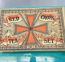 Red Cross Tea Set Toy German