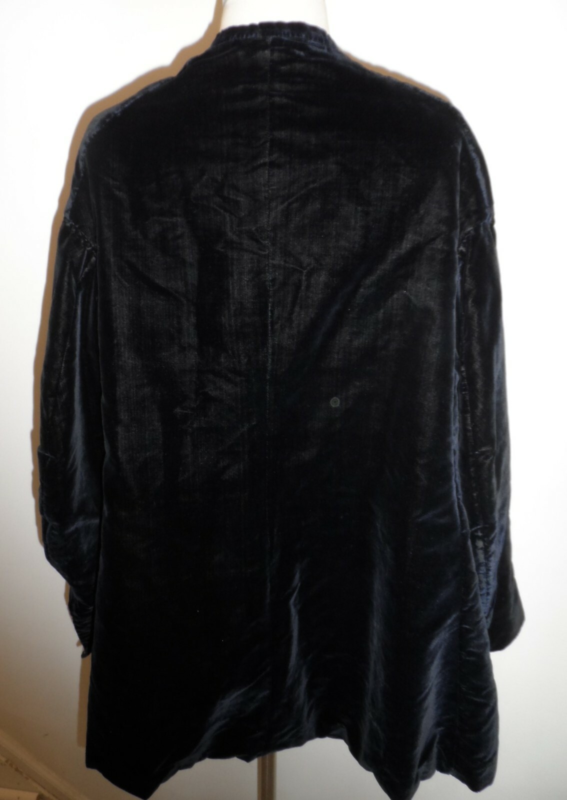 Antique Victorian Dark Blue Velvet Women's Jacket Sou… Gem