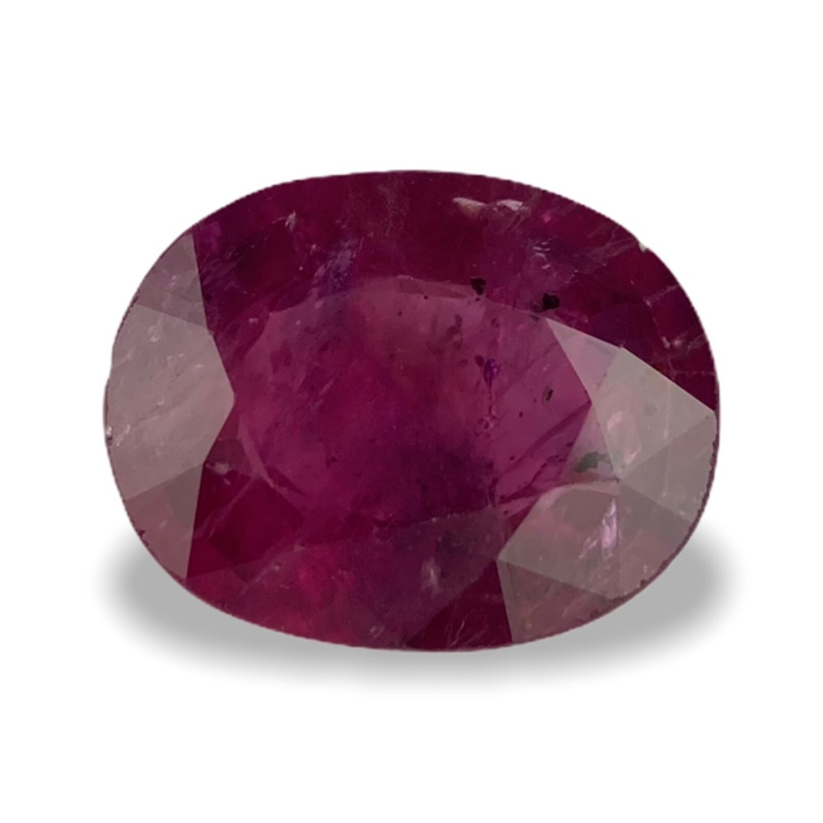 2.78cts Natural Heated Red Ruby Gemstone - Oval Shape