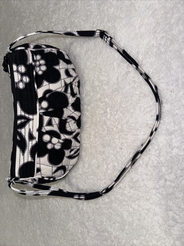 Vera Bradley Frannie Crossbody Purse in Night & Day - Black & White - Picture 4 of 7