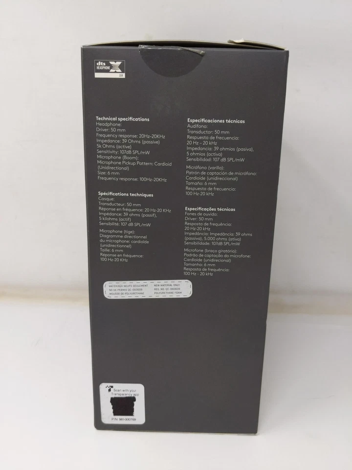 Logitech G432 Wired Gaming Headset, 7.1 Surround Sound, DTS Headphone:X 2.0, - Image 2 of 4