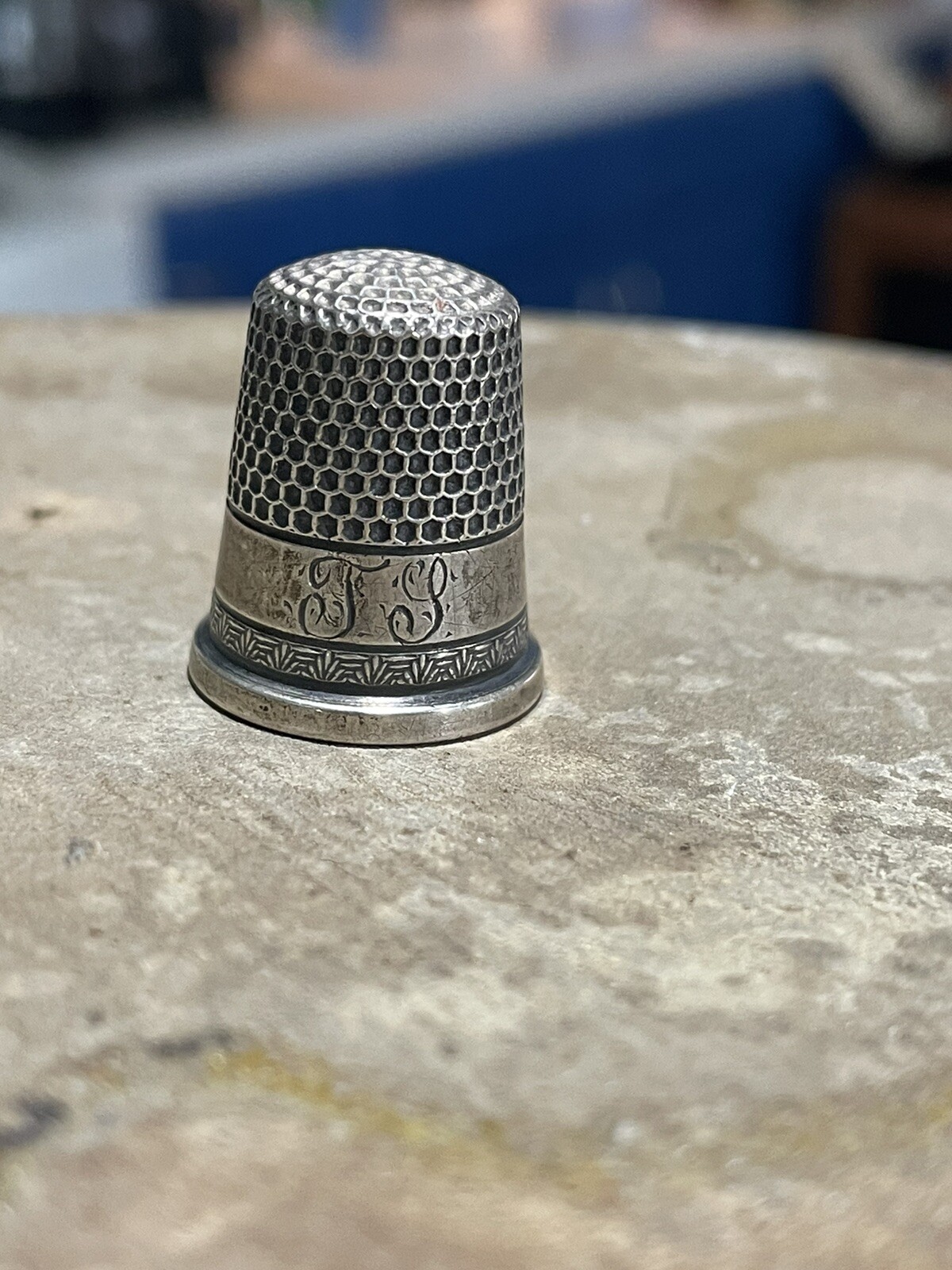 Vintage Sterling Silver Thimble eBay