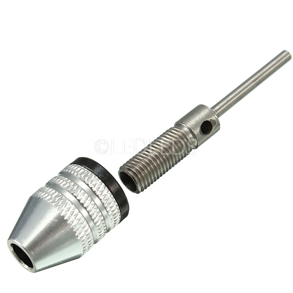 MINI MANDRINO AUTOSERRANTE 0,25 - 2 mm CODOLO 3mm PER MINI DRILL TRAPANO - Immagine 3 di 4