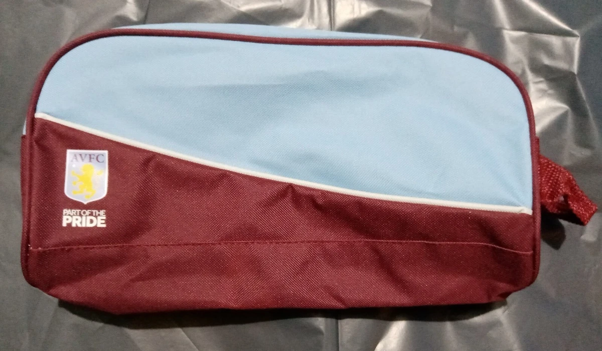 Aston Villa FC Boot Bag with football matchbook stickers 22
