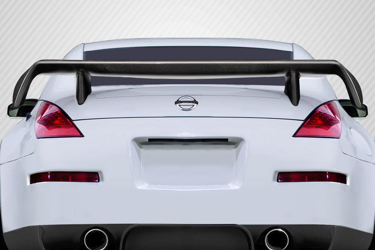 03-08 Fits Nissan 350Z 2DR Power Carbon Fiber Body Kit-Wing