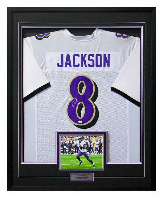 lamar jackson signed jersey ravens