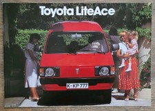 Toyota LiteAce M20 Prospekt/brochure/folleto/opuscolo/broszura/prospectus 1981