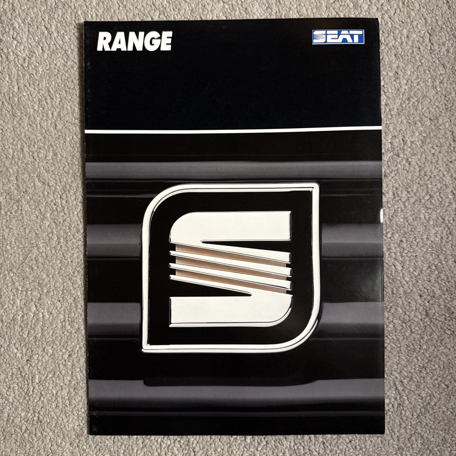 Seat Range 1990 UK Market Folleto de ventas desplegable Marbella Ibiza Málaga Terra