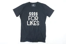 SUB URBAN RIOT FADED BLACK MEDIUM DOLLORS FOR LIKES TSHIRT MENS NWT NEW