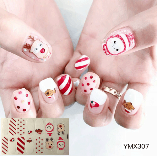 Christmas Snowflakes Design 3D Nail Art Stickers Decals Nail Decoration  - Picture 5 of 22