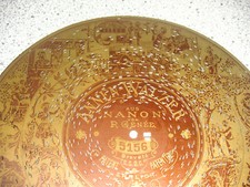 Annen Walzer Symphonion Monopol Platte 30cm Spieluhr Uhr music box 11 3/4" disc