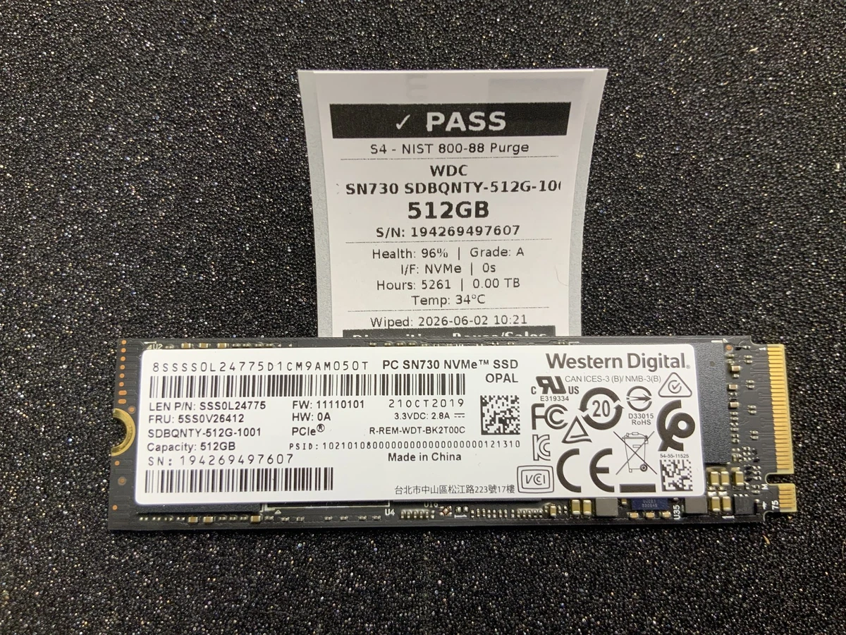 Western Digital M.2 Interface 512 GB Solid State Drives for sale