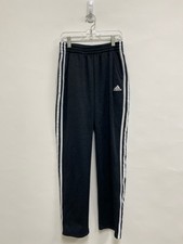 Adidas SIZE 14/16 Black White Stripes Boy's Pants
