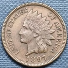 1897 Indian Head Cent 1c High Grade #98656