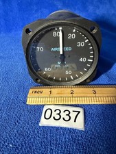 Vintage U.M.A. Inc Airspeed Indicator Gauge 16-310-080 MPH 20-80 Aircraft READ