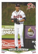 2018 Nolan Kingham #33 Danville Braves - Grandstand