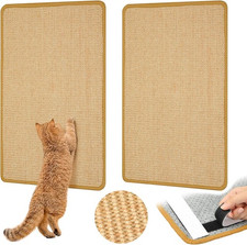 2-Selbstklebende Kratzmatte Katze Schneidbare Sisalmatte Sisalbrett für Haustier