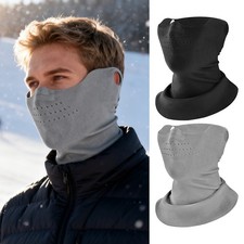 2 Pack Winter Neck Gaiter Warmer For Men Women,Windproof Face Cover Face Mask