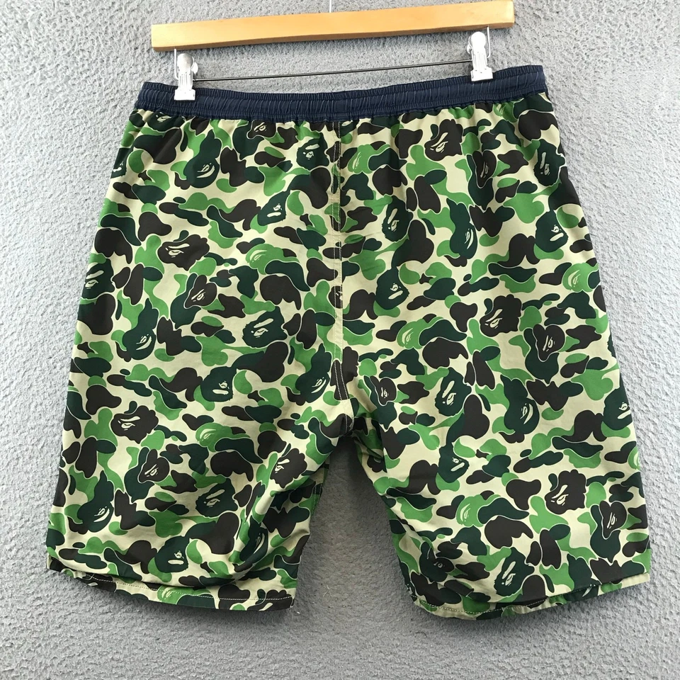 Pantalones Cortos BAPE ABC Azul Reversible Tabla Playa Piscina Camuflaje 2XL Foto 4 de 4