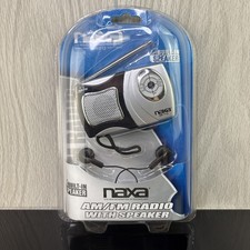 NAXA NR-712 AM/FM Radio With Speaker Ear Buds Brand NEW in Blister Package