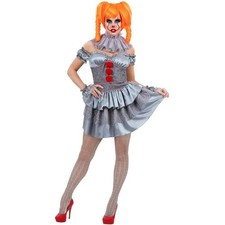 IT Chapter Two Womens/Ladies Pennywise Costume Set  SM1549