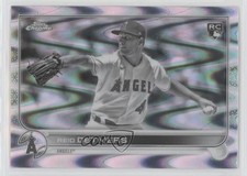2022 Topps Chrome Sonic Black & White RayWave Refractor Reid Detmers #79 rs2
