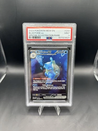 Pokémon Blastoise ex 200/165 Scarlet & Violet 151 SIR Holo PSA 9
