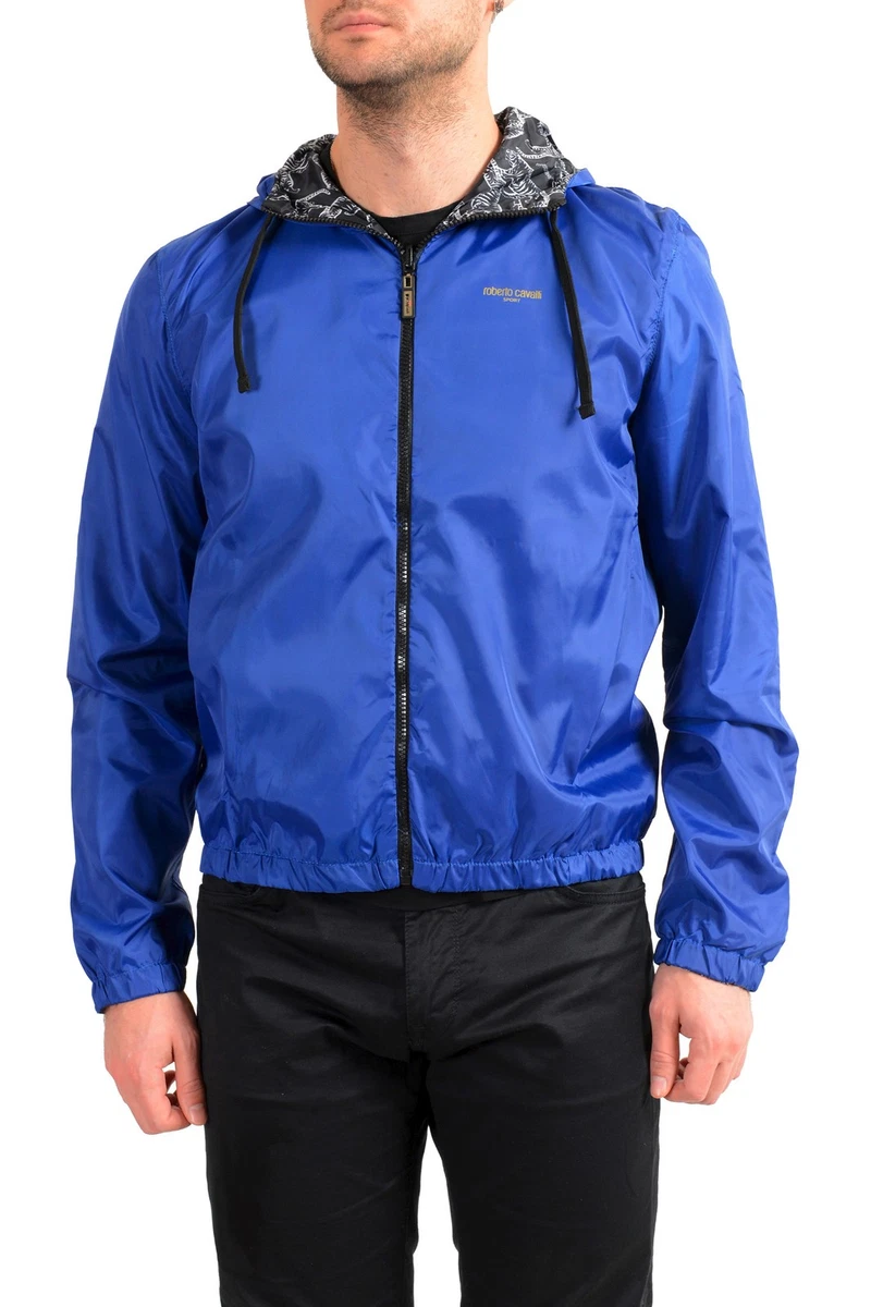 Parka Homme Roberto Cavalli En Fourrure Canard Noir - Taille L (IT 52) - Neuf Avec étiquettes - Fabriqué En Italie