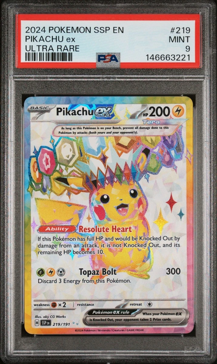 Las mejores ofertas en Cartas de JCC Pokémon de Pikachu Ex | eBay