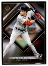 2021 Bowman Transcendent Silver Frame 47/50 Dylan Carlson Rookie #13 R6220J
